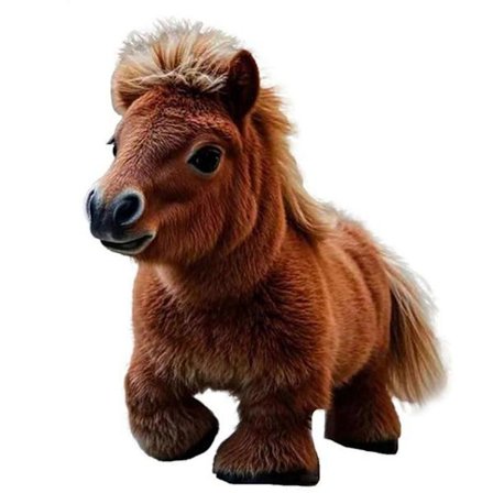 Plysj Robot Hest Leke Går Plysj Interaktiv Robothest Batteridrevet Nydelig Dyr Leke Gave til Barn Alder 3+