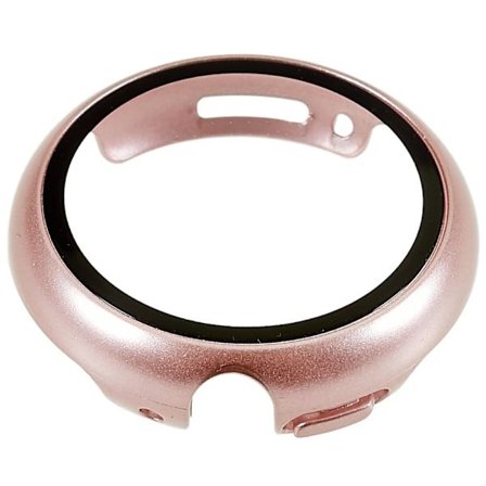 Google Pixel Watch protective cover with tempered glass - Rose Gold