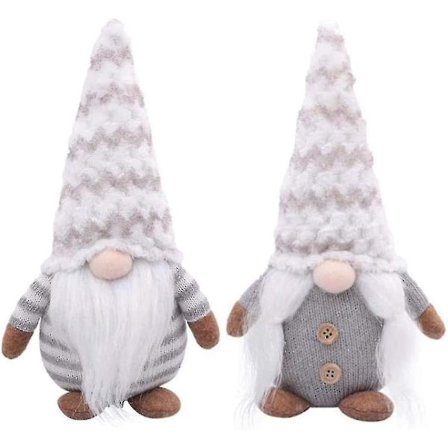 Julemand Dekorationer Sæt Håndlavede Nisse Figurer Jule dværg Elf Husholdningsfilt Dekorationer Ornamenter Valentinsdag