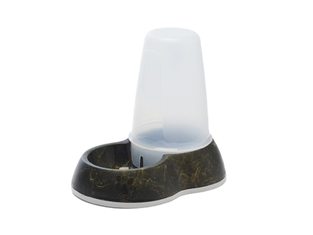 Savic - Loop Water Store Medium Marble 1,5 L - Marmor svart gull 26x17,5x23 cm - Katt - Matplass og vannfontener for katt - Fôrautomater for katt - 