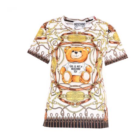Moschino T-Shirts Rød, Dame