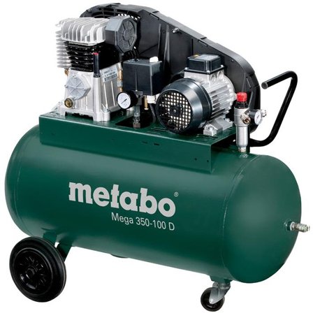 Metabo Mega 350-100 D Kompressor 90 liter, Verkstad & fordon