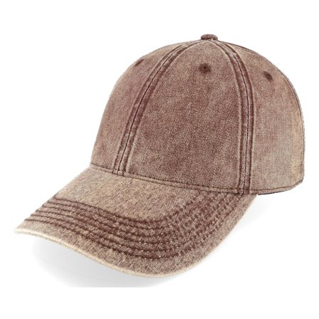 Richardson - 382 Snow Washed Brown Dad Cap Unconstructed Brown Cap - @ Hatstore