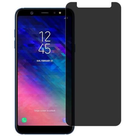 Samsung A6 2018 Privacy Härdat Glas 0.26mm 2.5d 9h Transparent