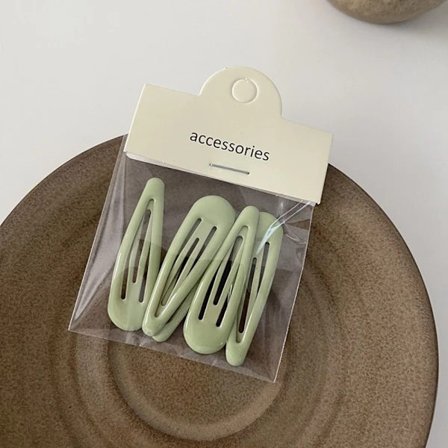 20 st Vattendroppsformade Hårnålar Godisfärg Hårnål ARMY GREEN army green