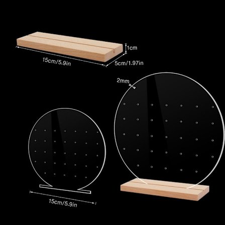 2 stk Smykkestativ øreringe Organizer Holder STYLE 3 STYLE 3