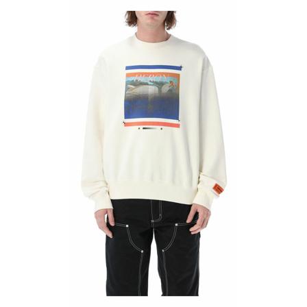 Heron Preston, Men& Clothing Knitwear White Wit, Heren, Maat:S