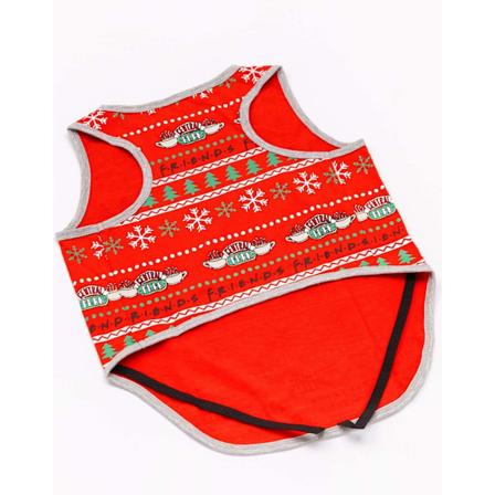 Friends Central Perk Jul Hundpyjamas L Röd Red L
