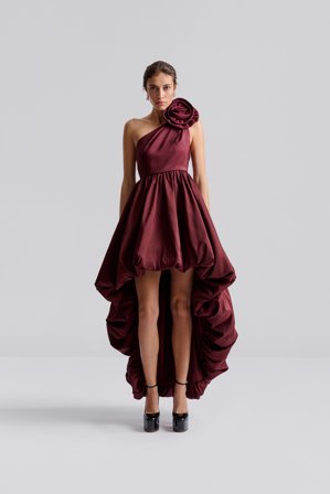 Malina - Lacey maxi dress - 36 - Deep Red