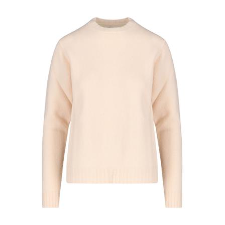 Jil Sander, Round-neck Knitwear Roze, Dames, Maat:L