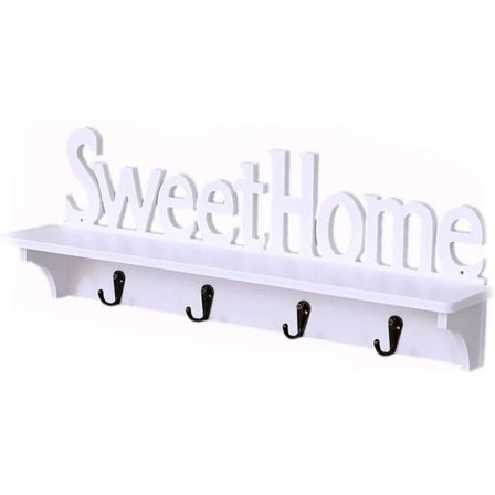 Sweet Home Design Vegghenger Nøkkelholder Hengende Organizer med