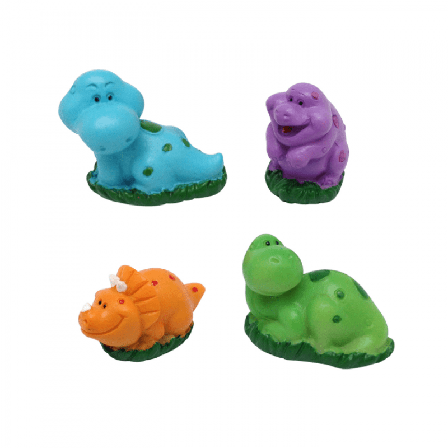Mini-figurer Dinosaurie 4-pack - Dinosaurie Kalas Dekoration - Kalaslagret.se