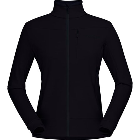Norrøna Women's Falketind Warmwool2 Stretch Jacket Women Mid layer tops Black M