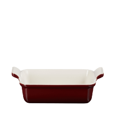 Le Creuset Rektangulär ugnsform Heritage stengods 19cm Skålar Röd 1,1L / 19 cm