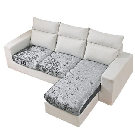 Stretch-pudebetræk til sofa Sædebetræk GRÅ 3