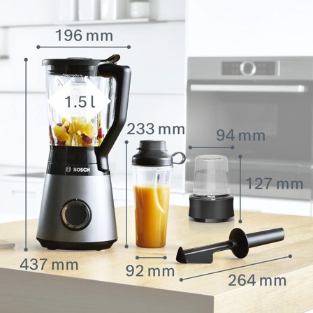 Bosch MMB 6177S Standmixer VitaPower Serie 4 sil