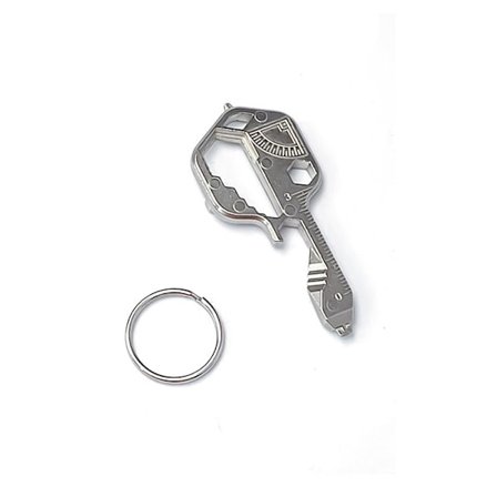 Multi-Tool Nyckel: Portabel Nyckelring Verktyg med Skruvmejsel & Kapsylöppnare