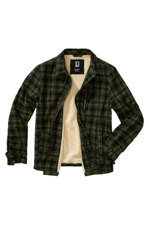 Giacca Brandit Classic Sherpa Oliva/Nero L