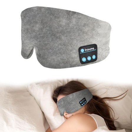 Unimaski langattomilla Bluetooth-kaiuttimilla, kuulokepanta kylkiasennossa nukkuville, joululahjoja miehille ja naisille.