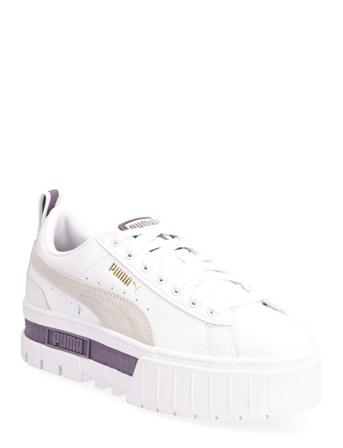 Mayze Lth Wn's Låga Sneakers Vit PUMA