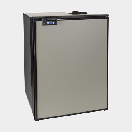 Kylskåp med kompressor Isotherm Cruise CR85 Classic, 12V / 24V, dörr, 85 liter (varav 6 liter frysfack), grå frontpanel