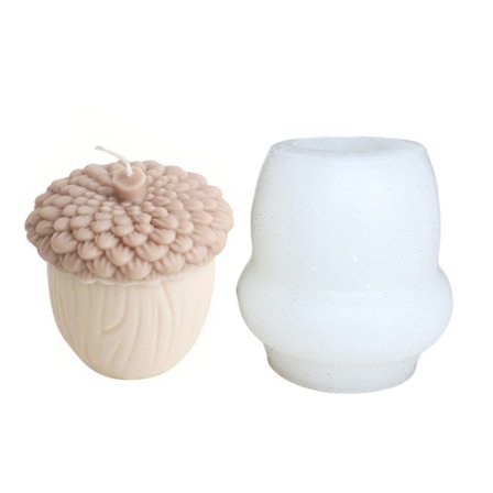 Julete Pinecone Silikonform for Gipsstøping Håndverk