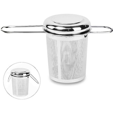 Teinfuser, Rostfritt Stål Te-Steeper med Fina Nätfilter, Stor Kapacitet