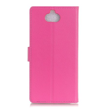 Sony Xperia 10 - Plånboksfodral Litchi - Rosa