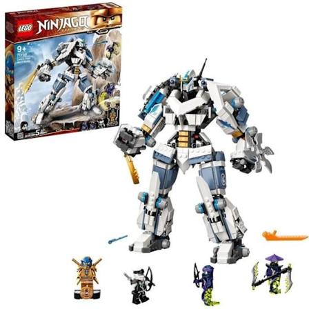 LEGO NINJAGO 71738 Zanes Titan Battle Mech, Ninja Building Legetøj, Minifigurer Flerfärgad