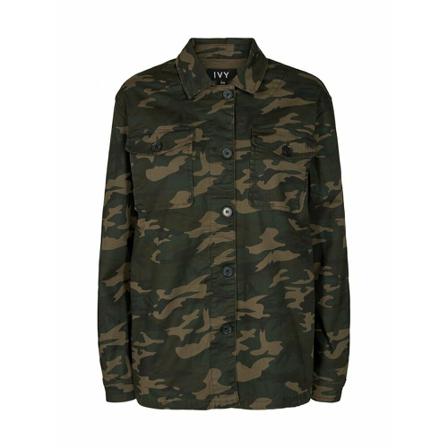 IVY Copenhagen Ulrikke shirt Jakke camouflage Grøn, Dame