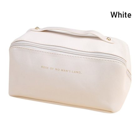 1 kpl Meikkilaukku Kosmetiikkalaukku VALKOINEN VALKOINEN