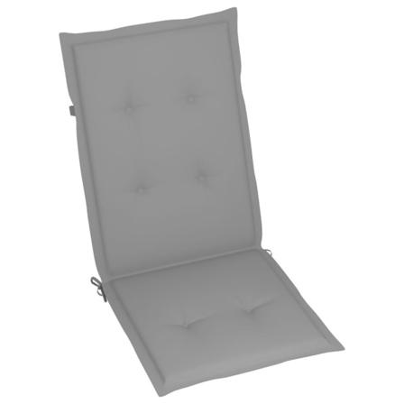 Vidaxl Dynor För Trädgårdsstolar 6 St Grå 120x50x4 Cm Grå