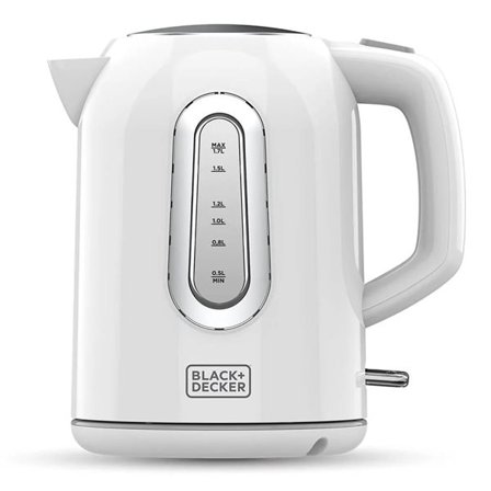Black+Decker vannkoker 1,7 l 2200 W - hvit