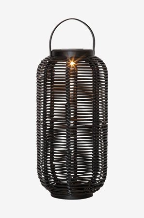 Star Trading - Aurinkokennolyhty Runda 30 cm - Musta - Aurinkokennovalaisimet - - Homeroom