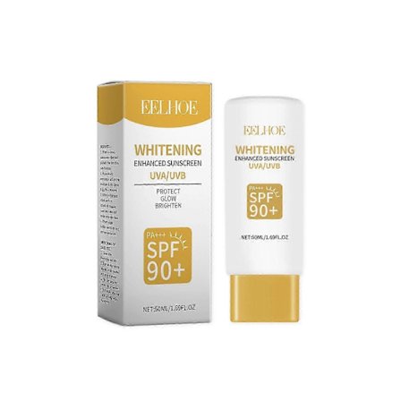 UV-skyddskräm - Vattentät, långvarig solskydd och fuktighetskräm med Asiaticum, Arbutin & Glycerin. Skyddar huden från UV-skador, föroreningar och 