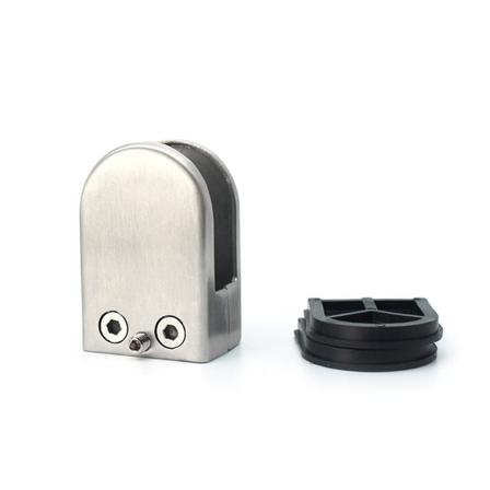 Glassklemme 4 stk rustfritt stål justerbar