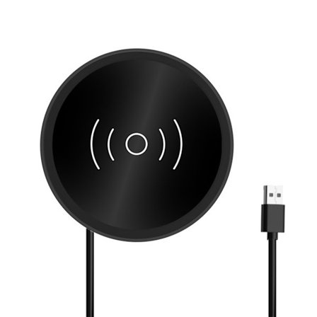 Inbyggd snabb trådlös skrivbordsladdare 15W Snabbladdare Inbäddad laddare