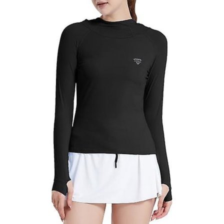 Dam solskydd tröja skjorta långärmad utomhus UV tröja