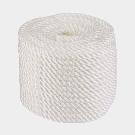 3-Slagen PP lina vit Ø10 mm 30 meter