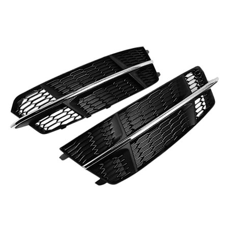 Bil Krom Front Nedre Kofanger Dæk Tågelygte Grill Lav Side Lampe Til- A6 S-line 2016-2018