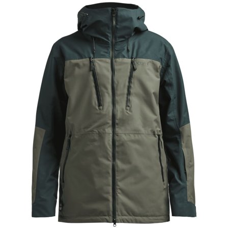 ColourWear Men's Grid Jacket Men lined ski jackets Green XL