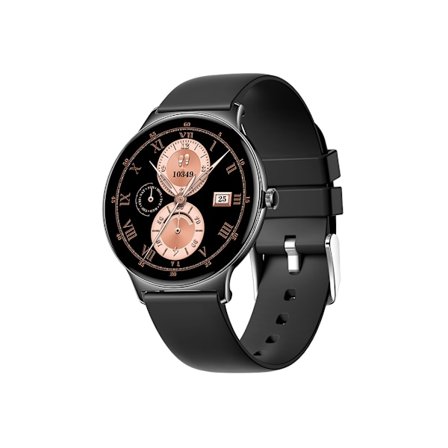 Ultratundt Smartwatch til Kvinder Udendørs Sportsmode Design Smarte Notifikationer og Sundhedsovervågning Sort