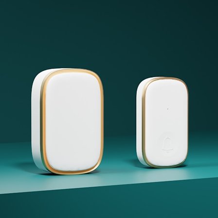 Trådløs dørklokke kommunikation digital en-til-en personsøgerknap kan indstilles til forskellige ringetoner dørklokker