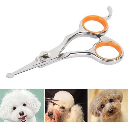 Hundsax i rostfritt stål, skarp 13,5 cm, professionell hundtrimningssax