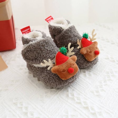Baby Booties Baby Girls Boys Varme Booties Sokker Baby Sko Newbo