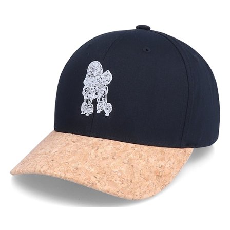 Iconic - Svart adjustable Caps - Poodle Mandala Black/Cork Adjustable @ Hatstore