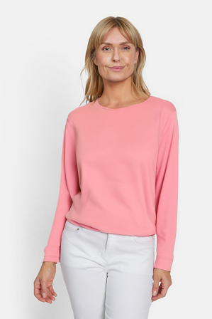 JENSEN - Strik pullover - Rosa Melange