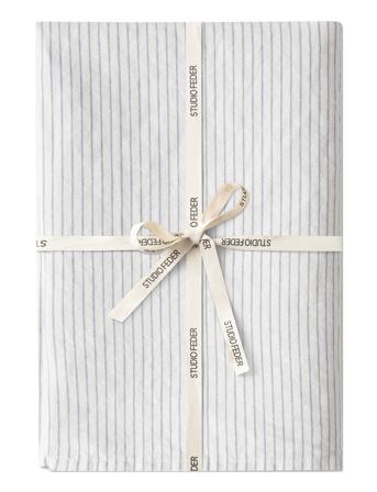 Penny Tea Towel - Oxford Stripe Home Textiles Kitchen Textiles Kitchen Towels Hvid STUDIO FEDER