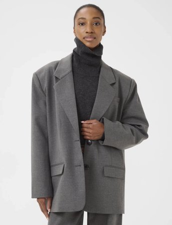 Gestuz Gzpaula Oz Blazer Noos - Grey - 36