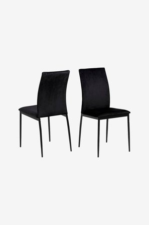 NORDFORM - Spisebordsstol Alida, 4-pak - Sort - Stole - Fra Homeroom